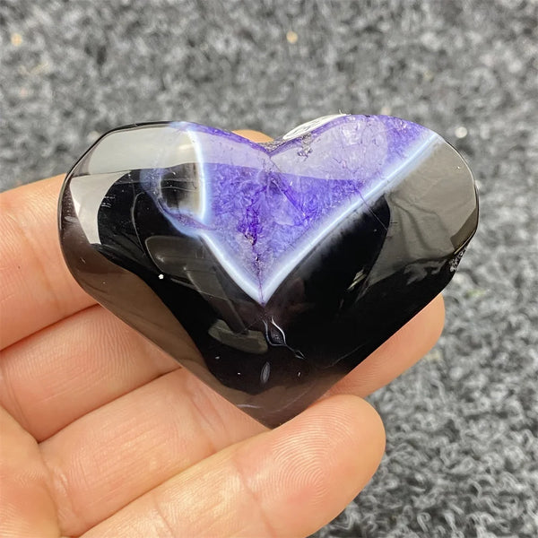 Purple Black Amethyst Agate-ToShay.org