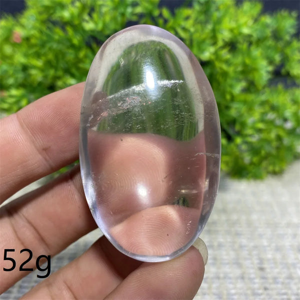 Clear Crystal Palm Stone-ToShay.org