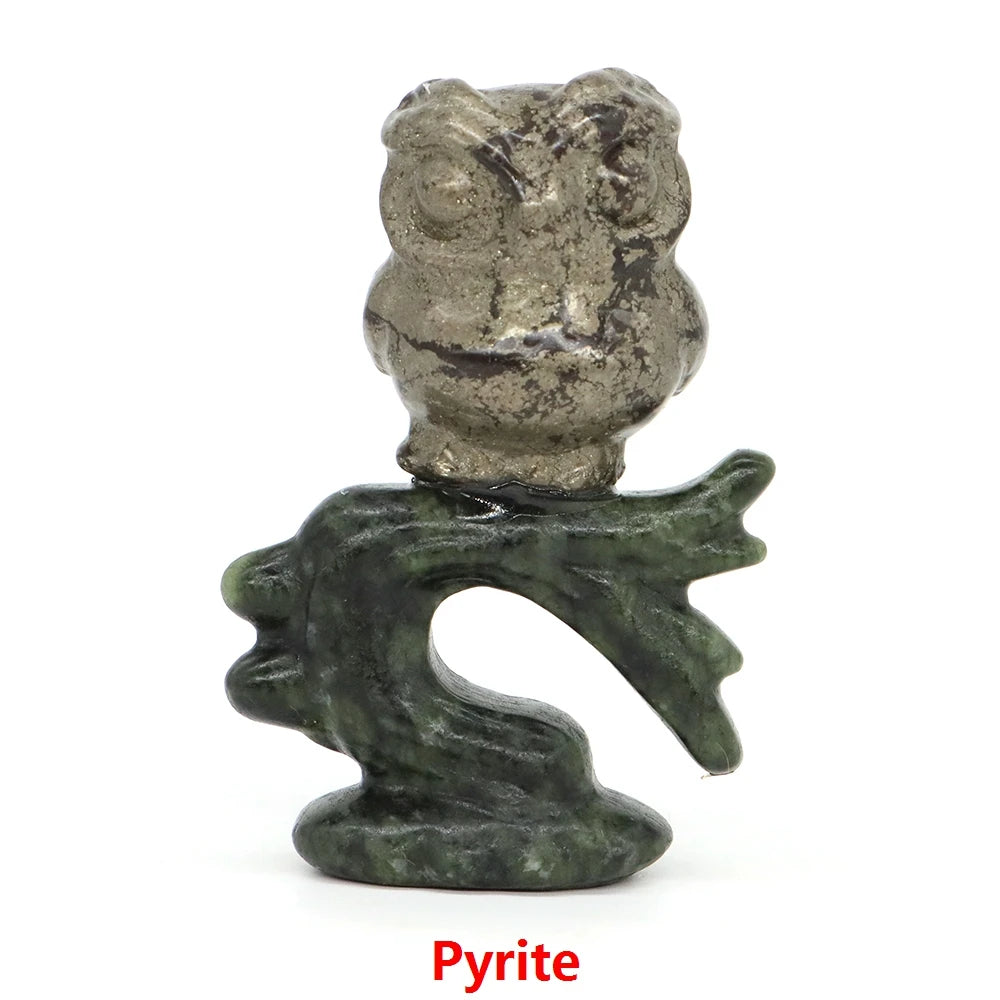 Mixed Crystal Owl Branch-ToShay.org