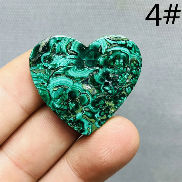 Green Malachite Hearts-ToShay.org