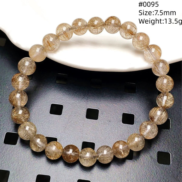 Silver Rutilated Quartz Bracelet-ToShay.org