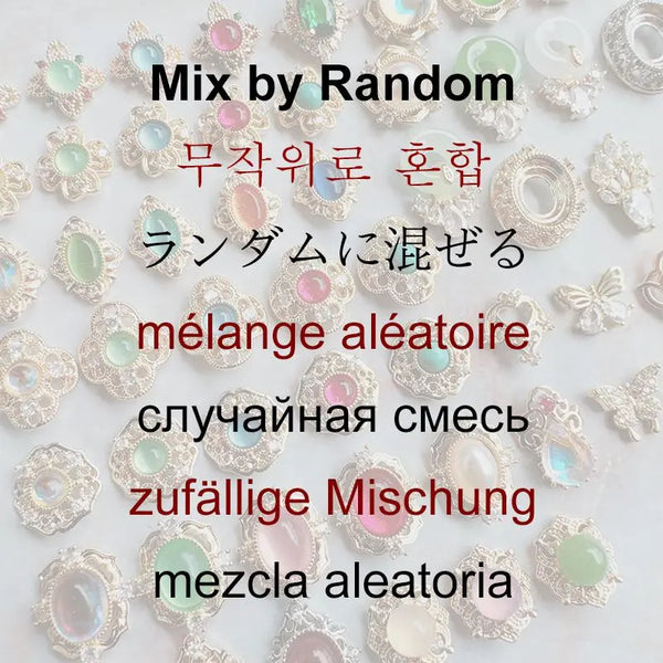 Mixed Gold Crystal Charms-ToShay.org