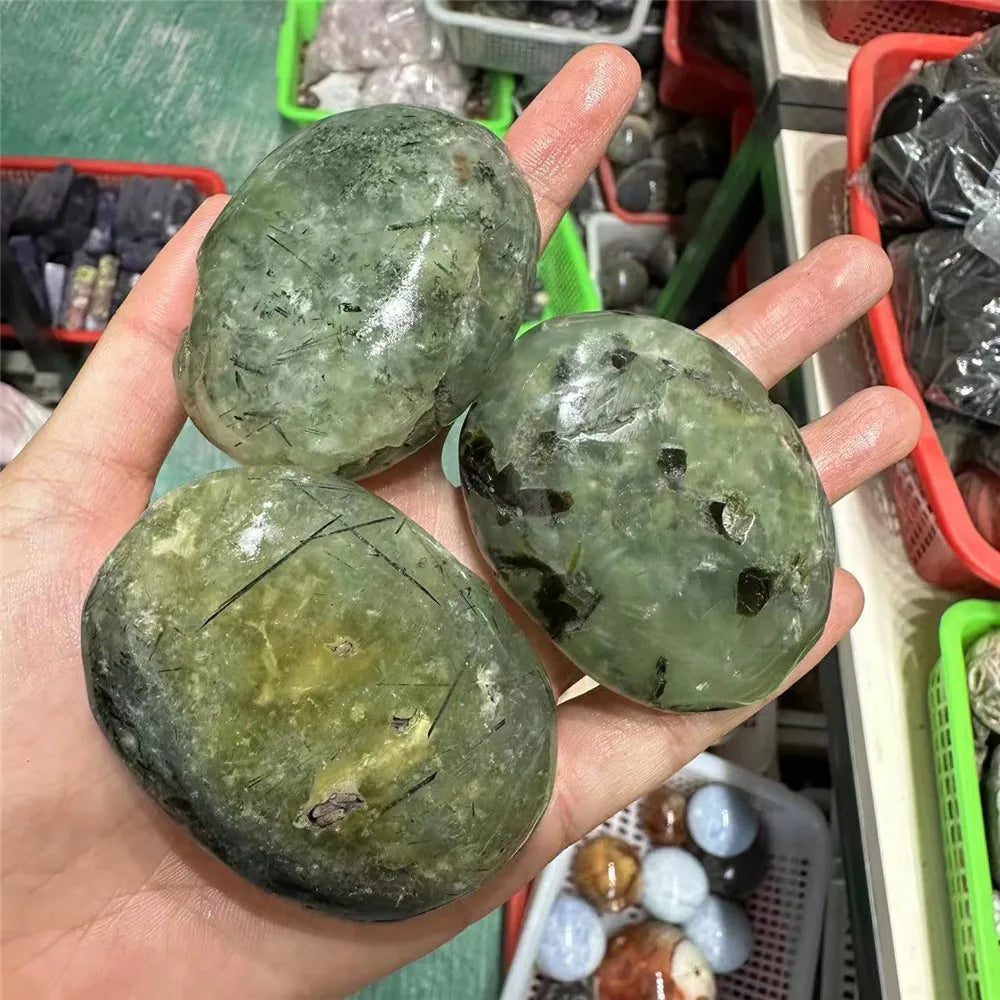 Green Prehnite Crystal-ToShay.org