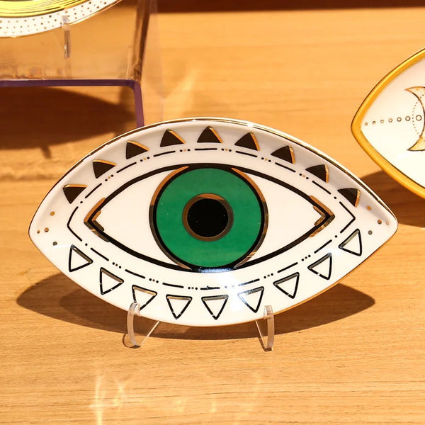 Evil Eye Ceramic Plate-ToShay.org