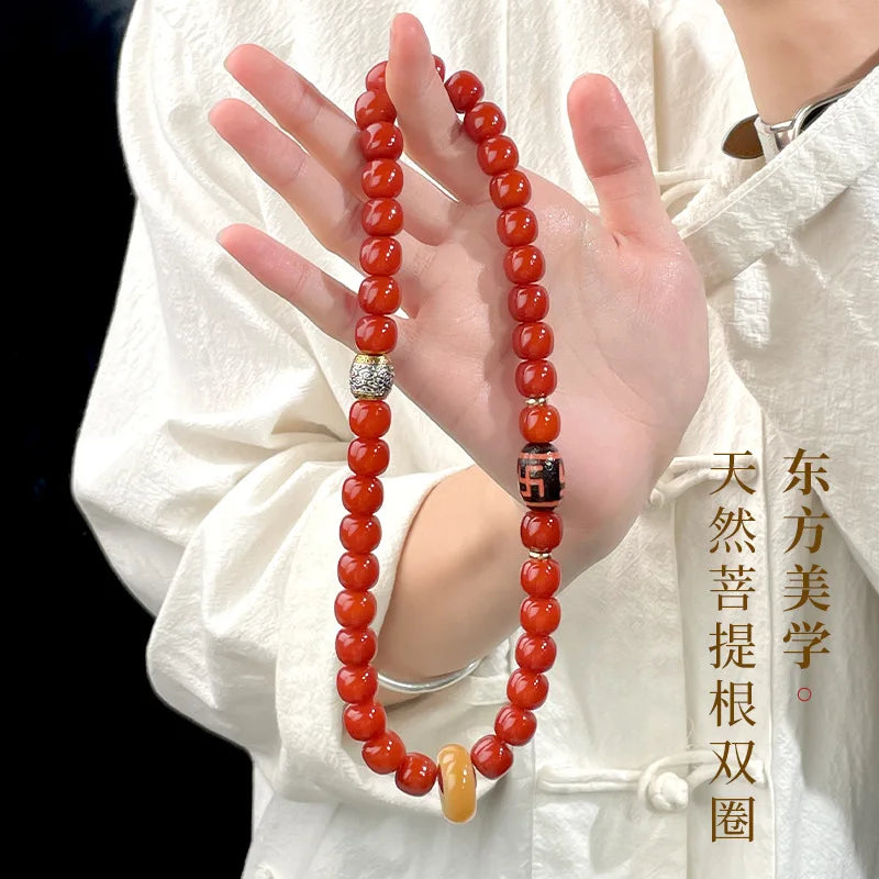 Red Bodhi Root Beads-ToShay.org