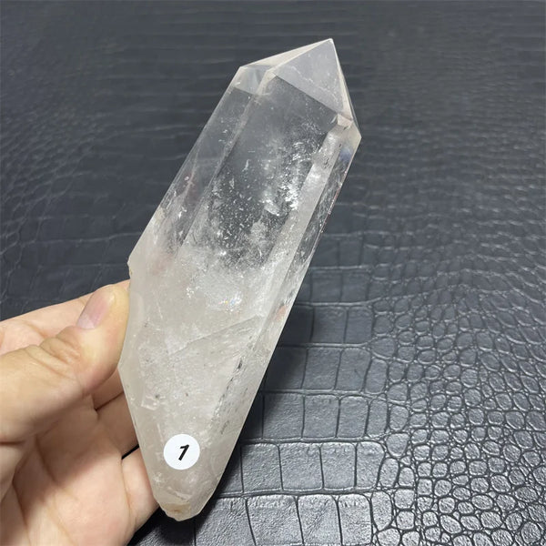 Clear Lemurian Seed Quartz Point-ToShay.org