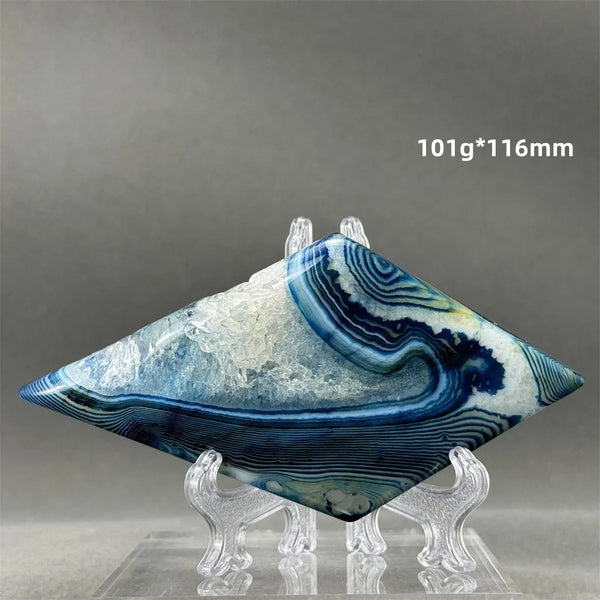 Blue Agate Rhombus-ToShay.org
