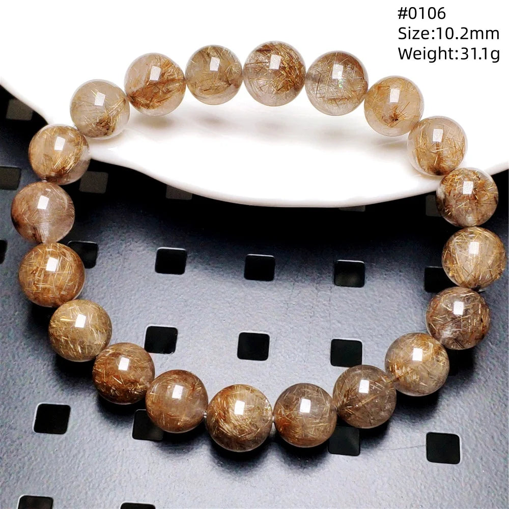 Silver Rutilated Quartz Bracelet-ToShay.org