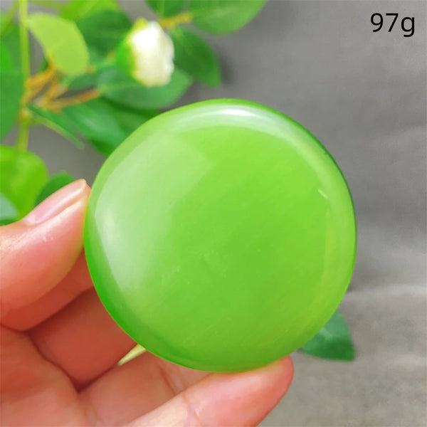 Green Cats Eye Pendant-ToShay.org