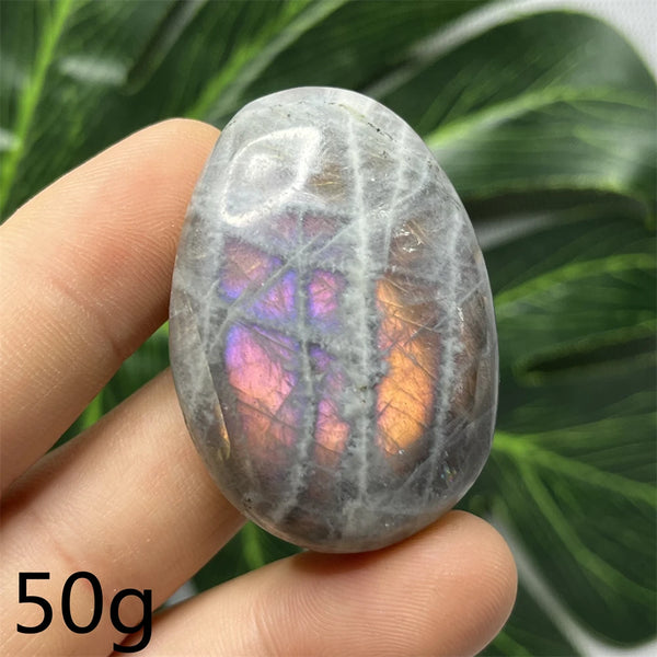 Purple Labradorite Palm Stone-ToShay.org
