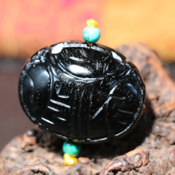 Black Onyx Eye Pendant-ToShay.org
