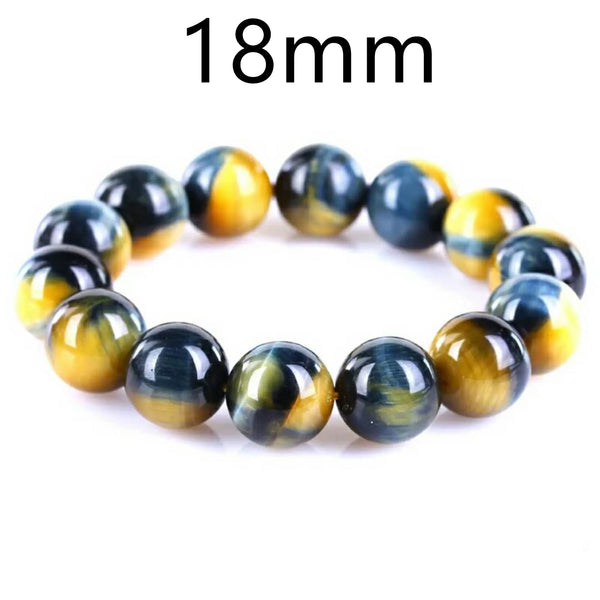 Yellow Blue Tigers Eye Bracelet-ToShay.org