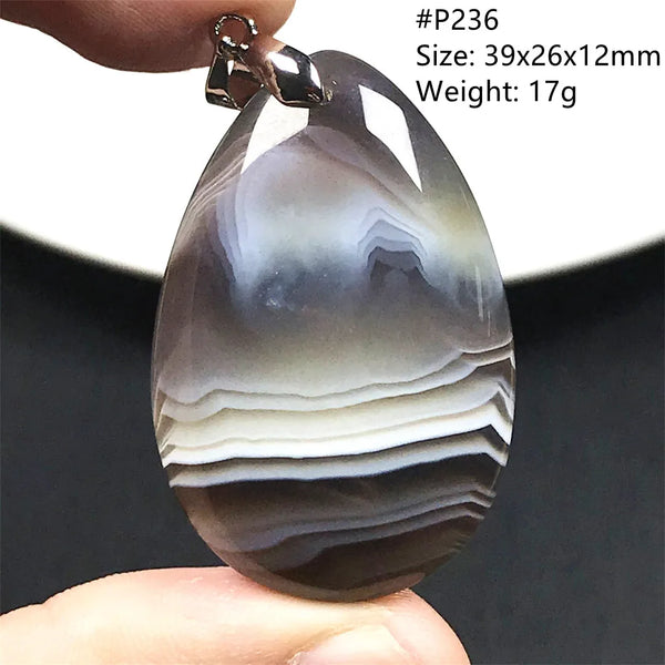 Black Lace Agate Pendant-ToShay.org