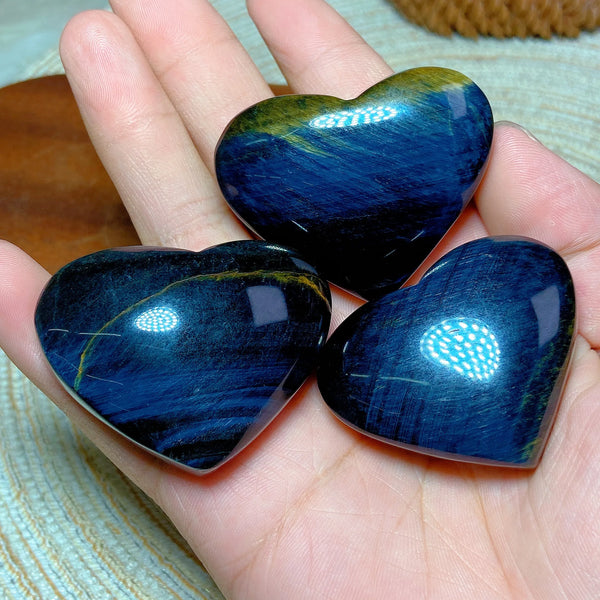 Blue Tiger Eye Heart-ToShay.org