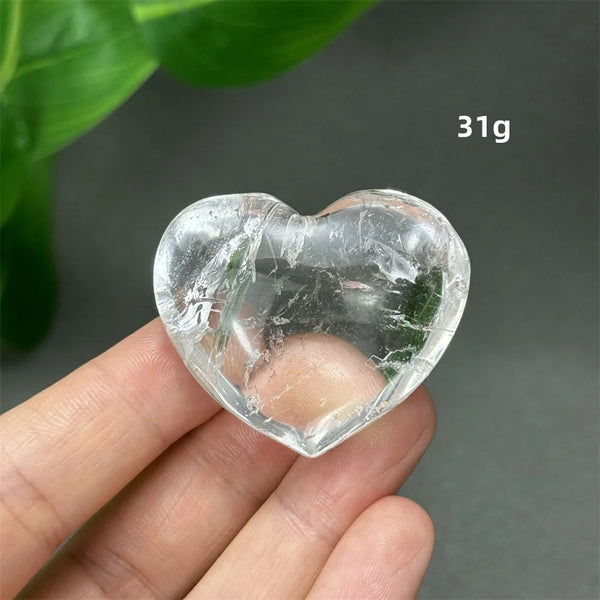 Clear Crystal Heart-ToShay.org