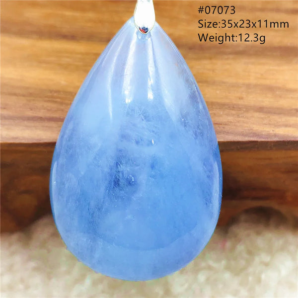 Blue Aquamarine Pendant-ToShay.org