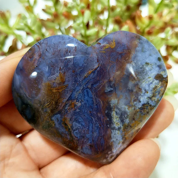 Green Moss Agate Heart-ToShay.org