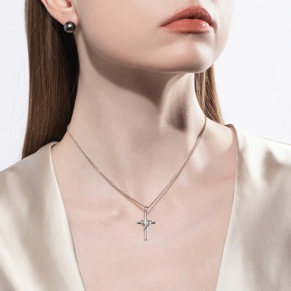 Diamond Cross Pendant-ToShay.org