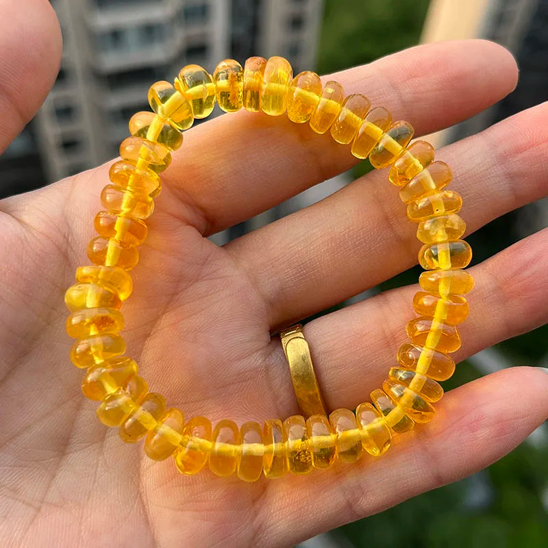 Yellow Amber Bracelet-ToShay.org