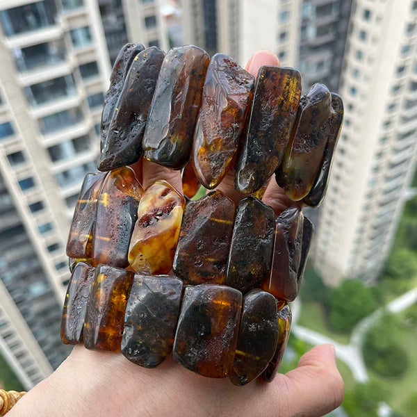 Yellow Amber Bracelet-ToShay.org
