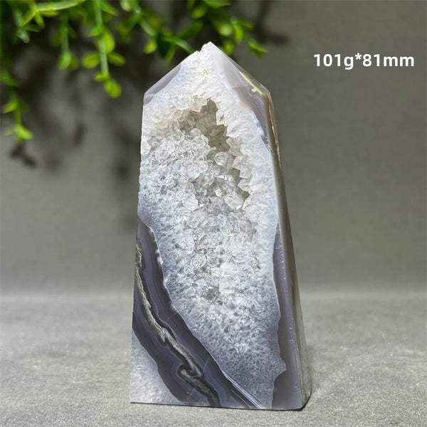 Green Aquatic Agate Tower-ToShay.org