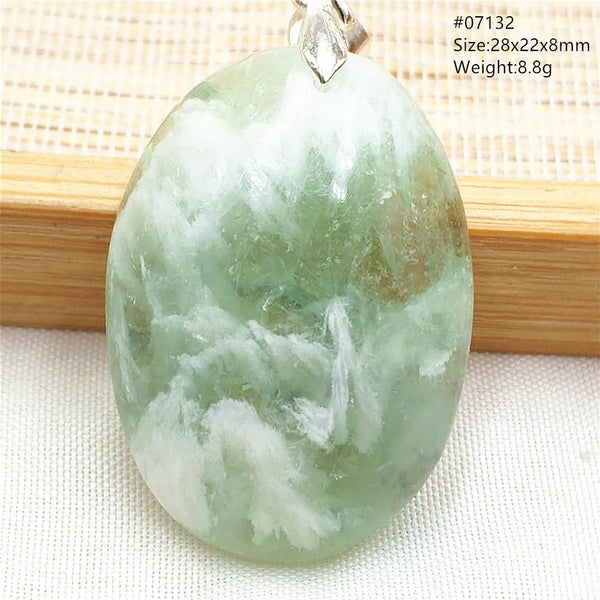 Green Blue Fluorite Pendant-ToShay.org