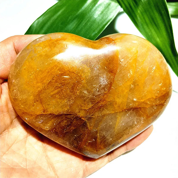 Yellow Blood Quartz Heart-ToShay.org