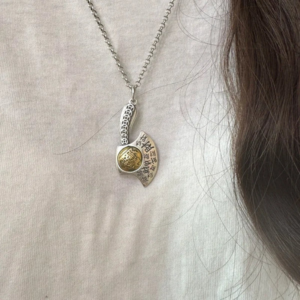 Silver Axe Pendant-ToShay.org
