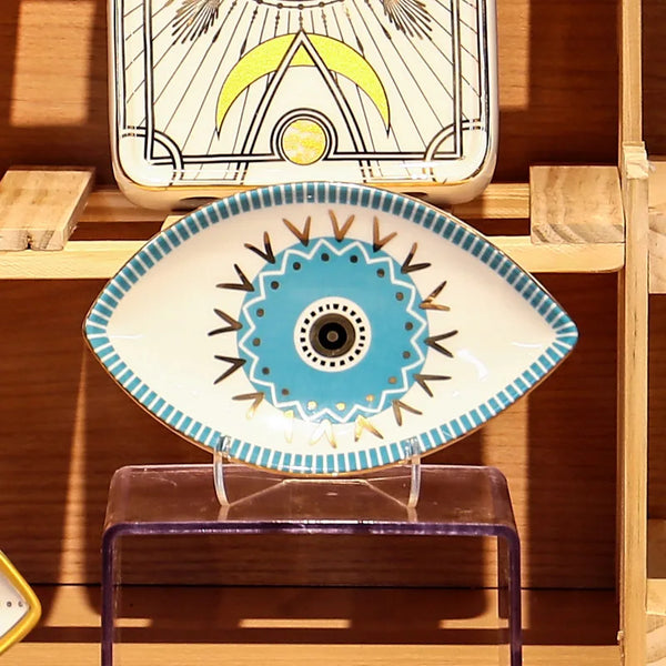 Evil Eye Ceramic Plate-ToShay.org