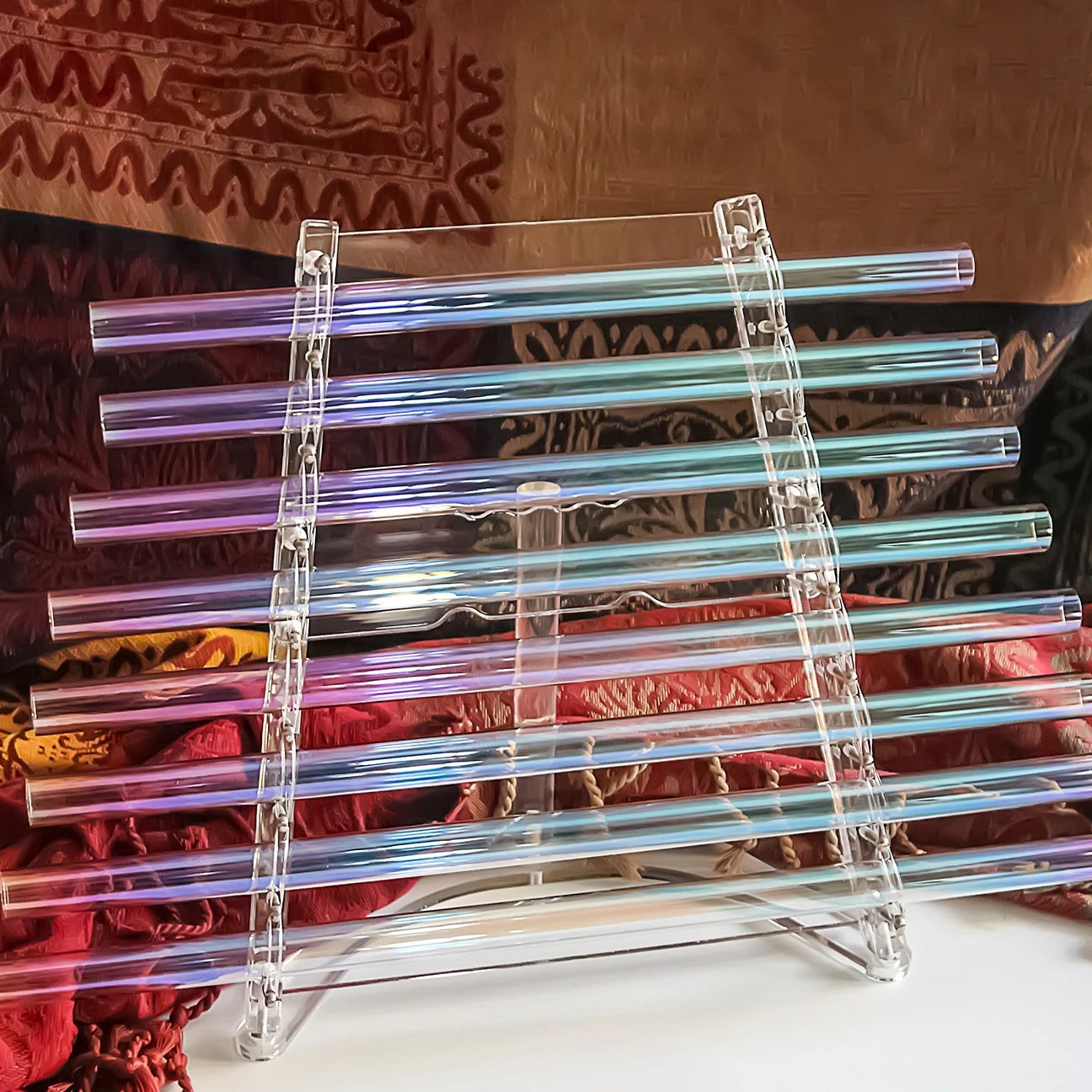 Rainbow Crystal Singing Harp-ToShay.org