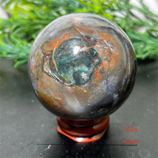 Green Ocean Jasper Ball-ToShay.org