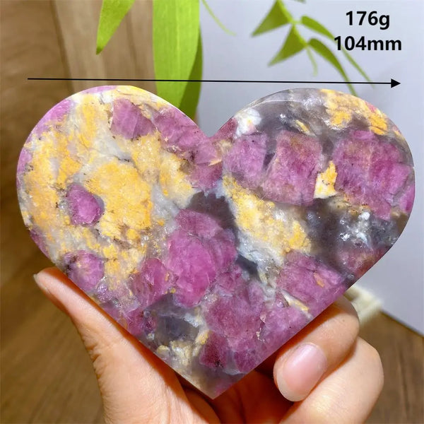 Pink Unicorn Tourmaline Heart-ToShay.org