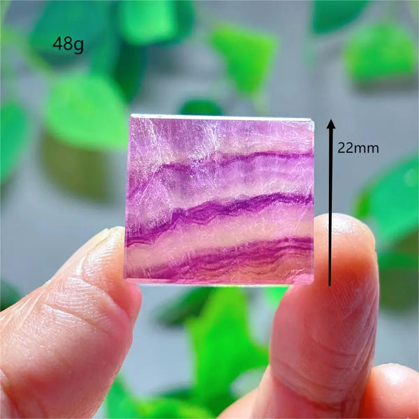 Purple Fluorite Crystal Square-ToShay.org