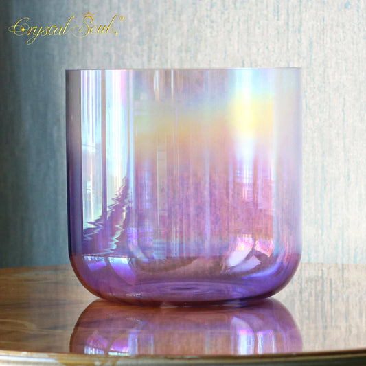Purple Aurora Singing Bowls-ToShay.org