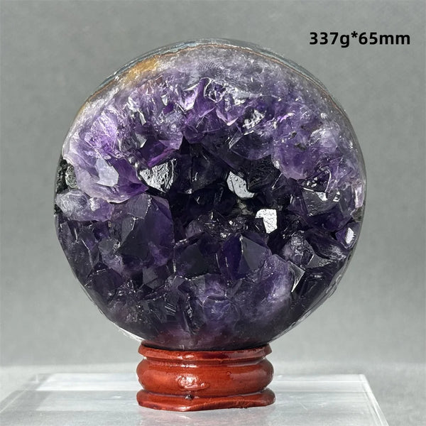 Purple Amethyst Cluster Ball-ToShay.org