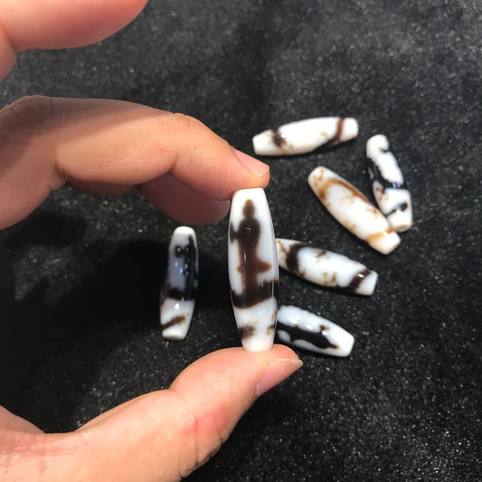 Tibetan Agate Dzi Beads-ToShay.org