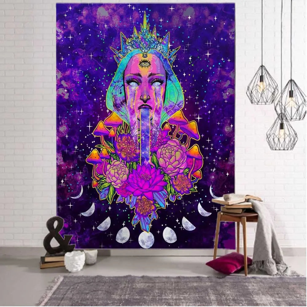 Moon Art Tapestry-ToShay.org