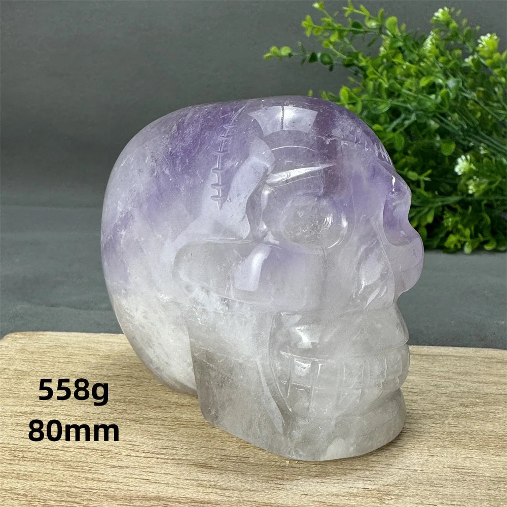 Purple Amethyst Skulls-ToShay.org