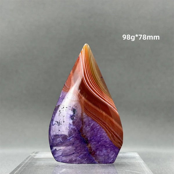 Purple Agate Torch-ToShay.org