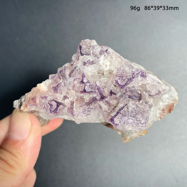 Purple Amethyst Fluorite Crystal-ToShay.org