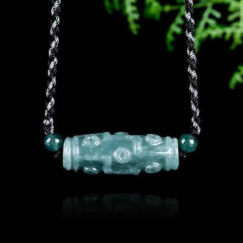 Blue Jadeite Tianzhu Pendant-ToShay.org