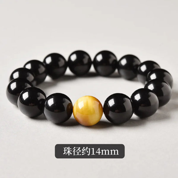 Black Gold Obsidian Bracelet-ToShay.org