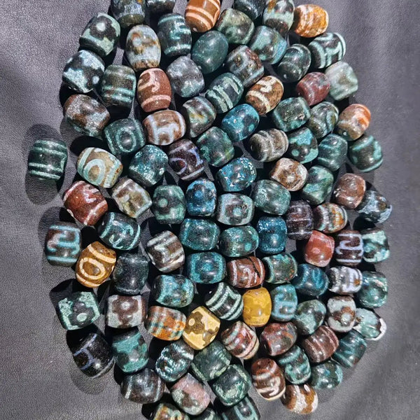 Tibetan Agate Dzi Beads-ToShay.org