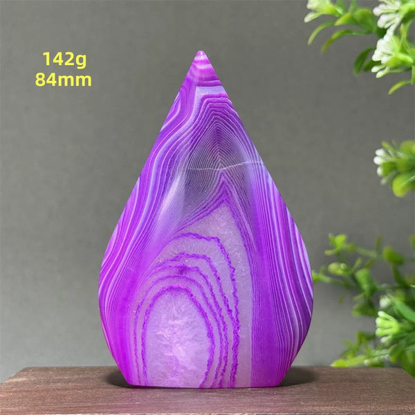 Purple Agate Torch-ToShay.org