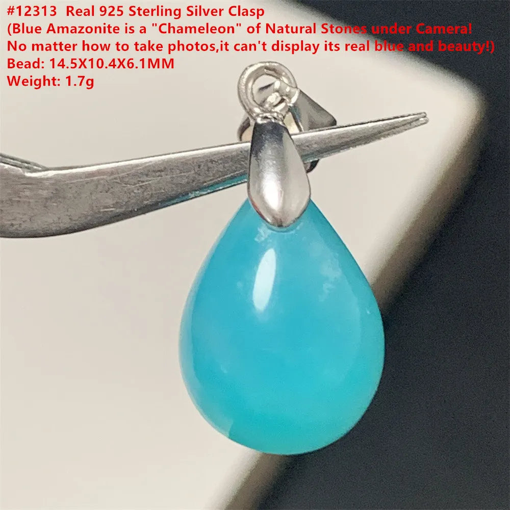 Blue Amazonite Pendants-ToShay.org
