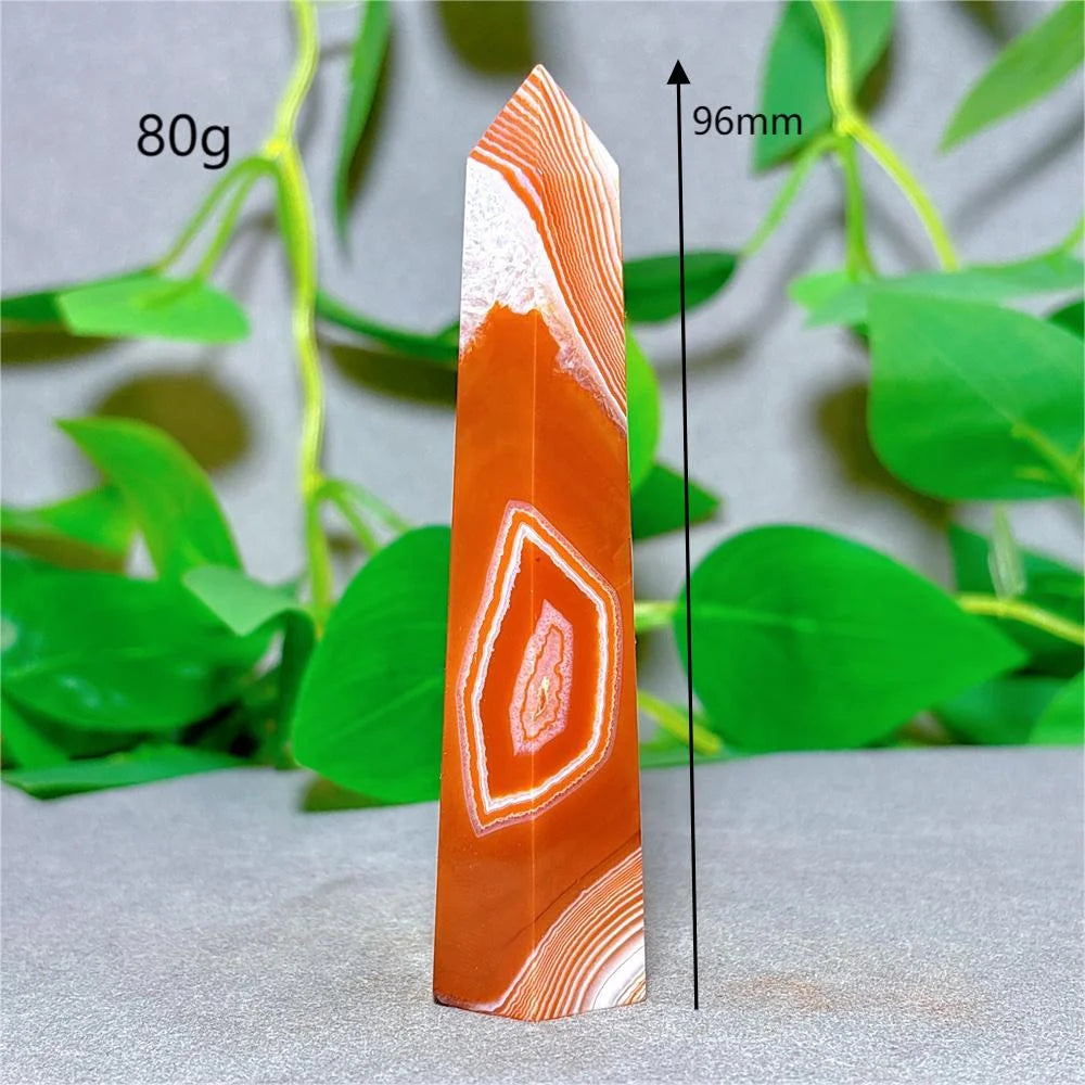 Orange Carnelian Quartz Tower-ToShay.org