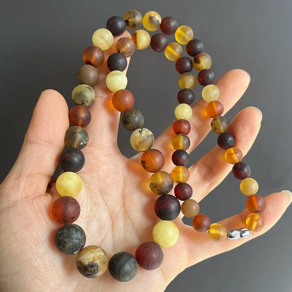 Yellow Amber Bead Bracelets-ToShay.org