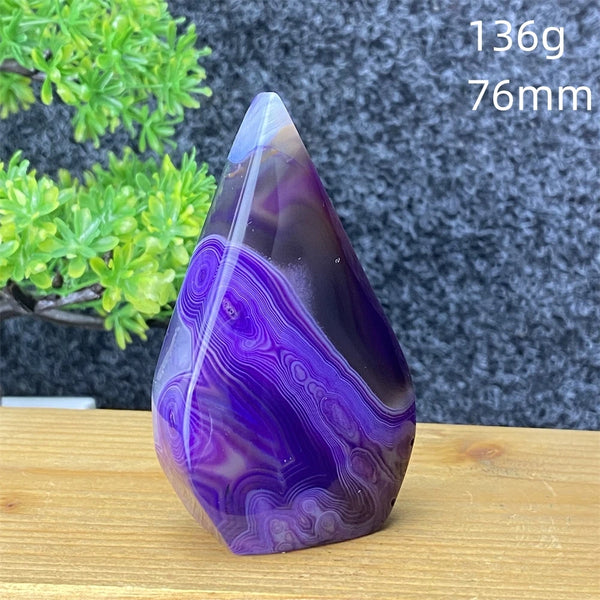 Purple Agate Torch-ToShay.org