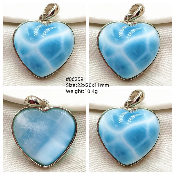 Blue Larimar Pendant-ToShay.org