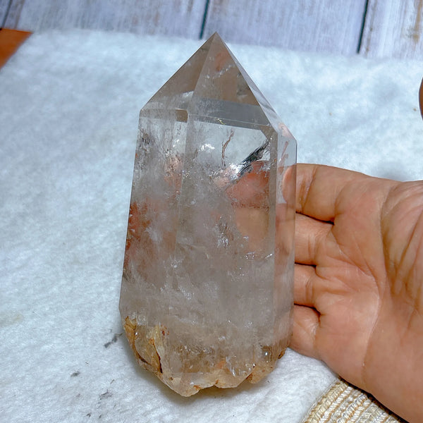 Clear Rainbow Quartz Tower-ToShay.org